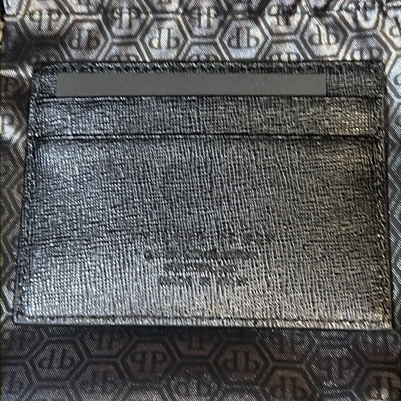 NEW Philipp Plein Limited Edition Black Leather Skull Credit Card Holder in Box - Picture 4 of 7